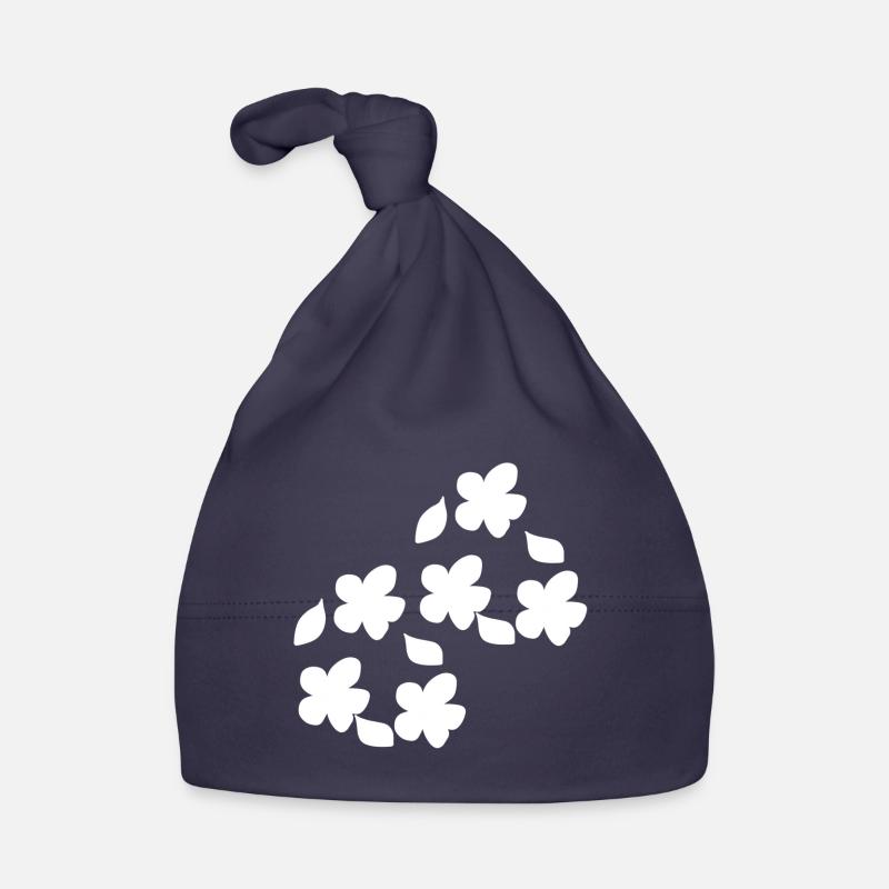 Flower pattern nature plant symbol leaf Organic Baby Cap