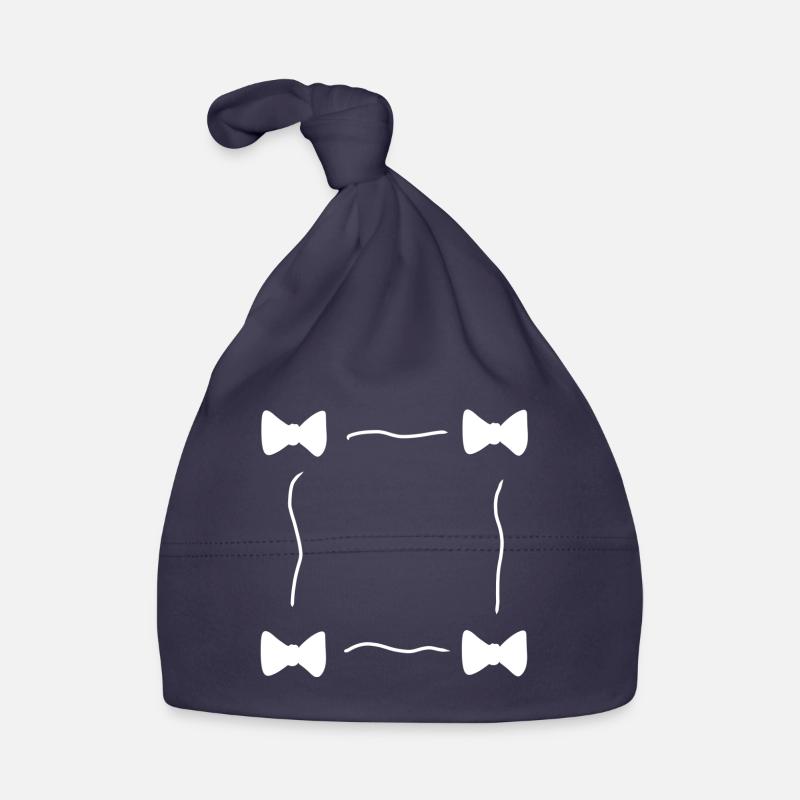 Cadre de symbole de boucle à quatre boucles Bonnet bio Bébé