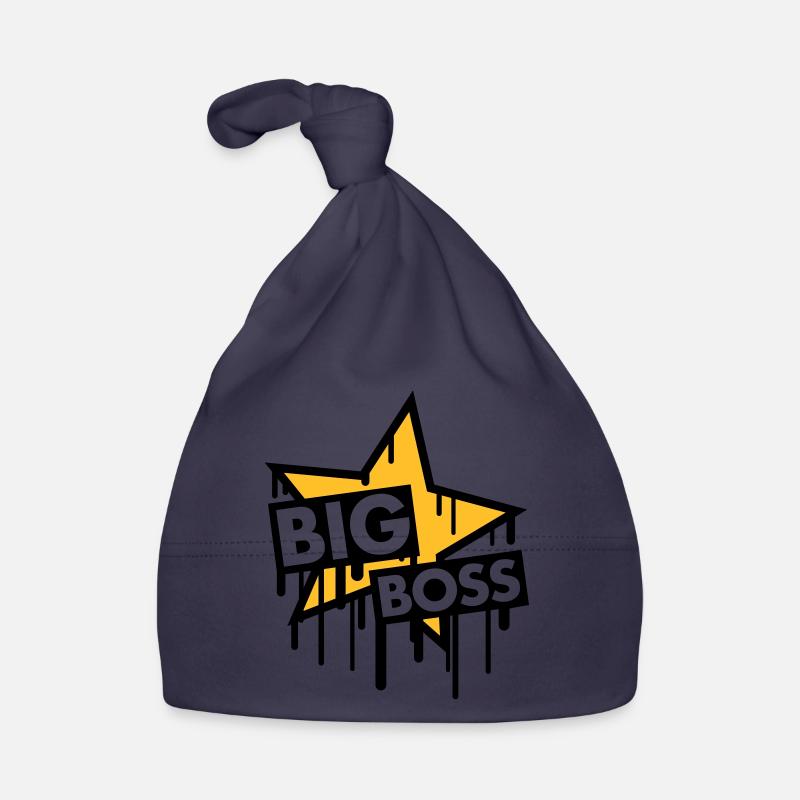 big_boss_star - Bonnet bio Bébé - marine