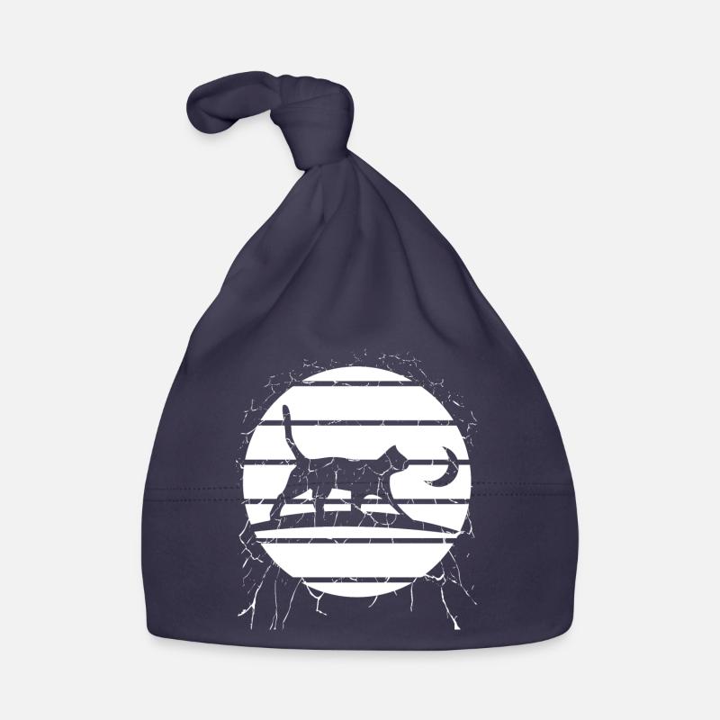 Chat au clair de lune – Promenade nocturne Bonnet bio Bébé