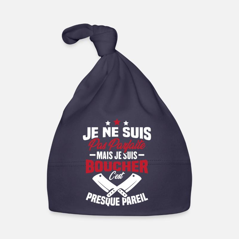 Je Ne Suis Pas Parfaite Mais Je Suis Boucher Bonnet bio Bébé