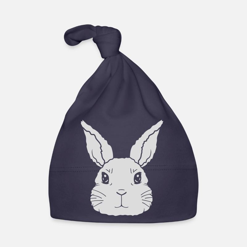 Little cute rabbit face Organic Baby Cap