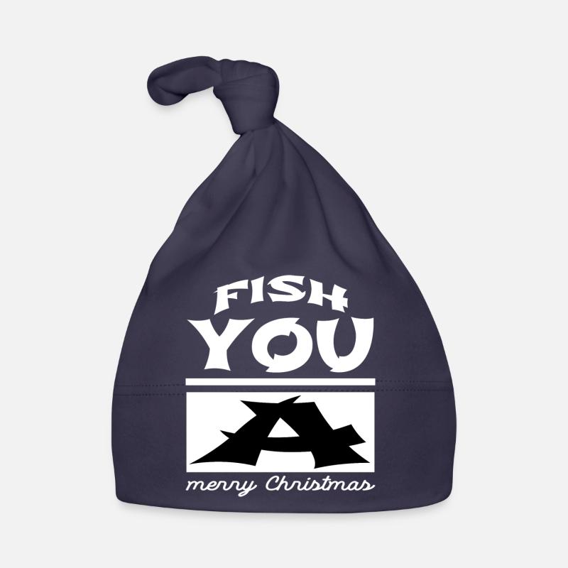 Under the Tree Birthday Computer Couples Axolotls - Organic Baby Cap - navy