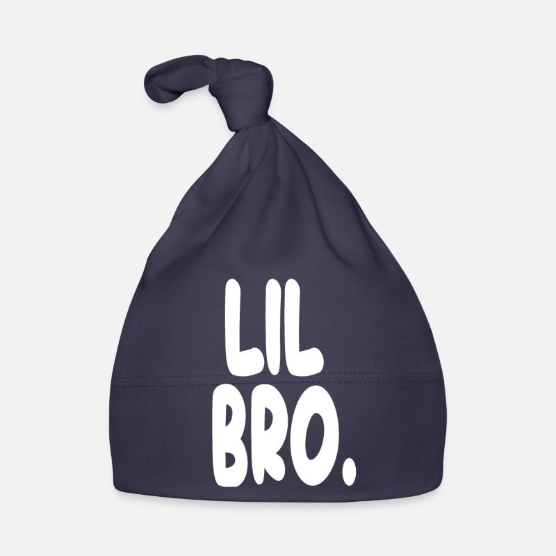 Lil Bro Statement Tee Organic Baby Cap
