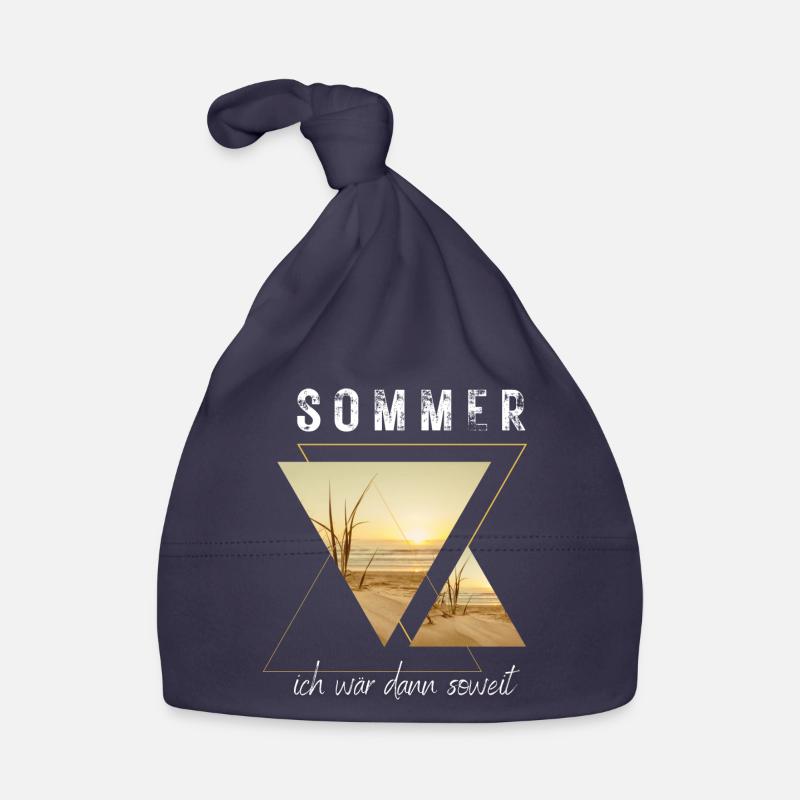 SOMMER ich bin dann soweit - HELLO SUMMER Baby Bio-Mütze