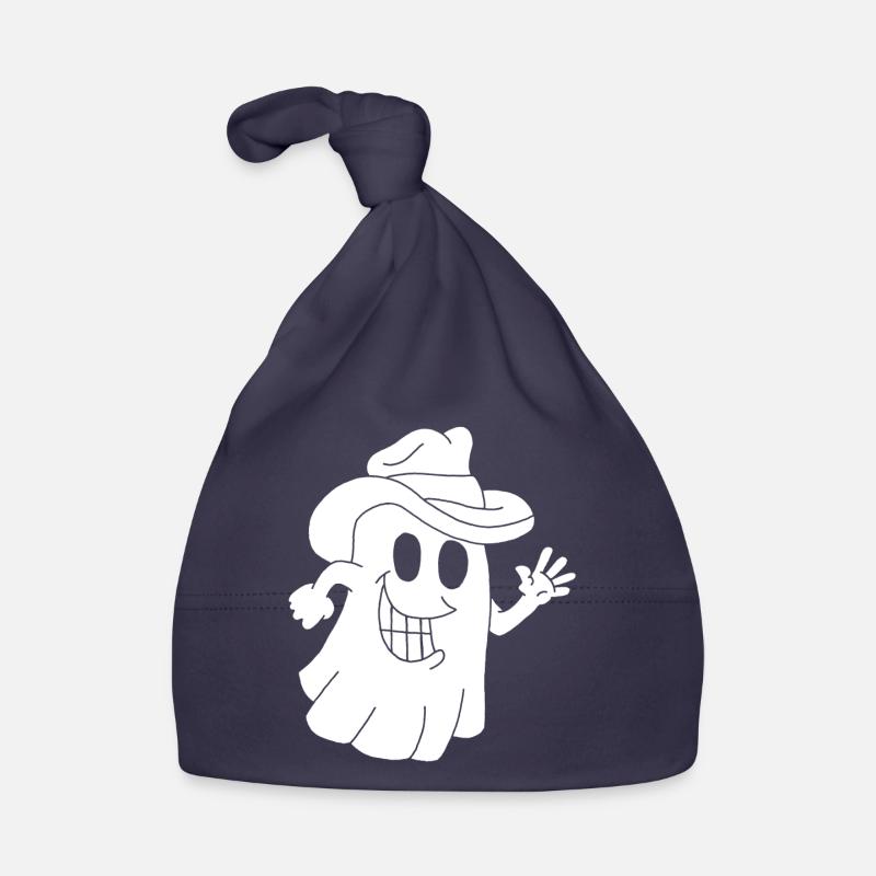 Fantôme cowboy - Bonnet bio Bébé - marine