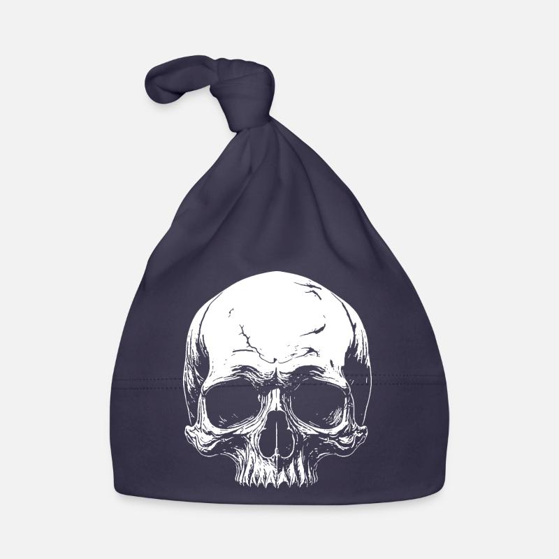 Totenkopf Baby Bio-Mütze