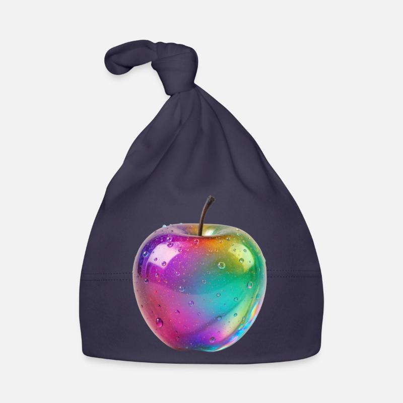 Regenbogen Apfel Ästhetik Design Baby Bio-Mütze