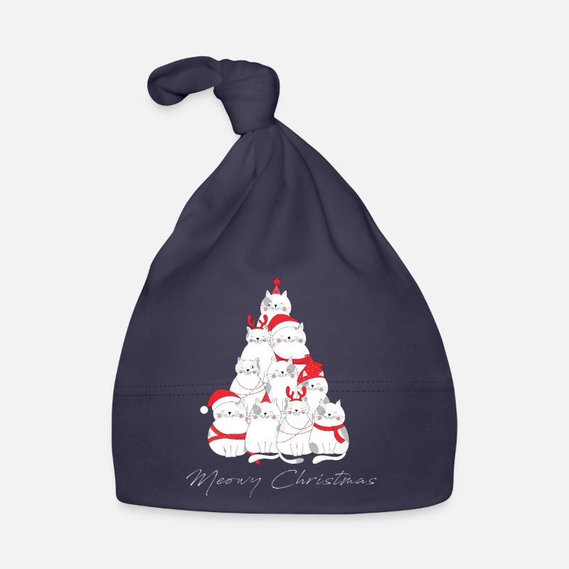 Arbre à chat de Noël miaou Bonnet bio Bébé