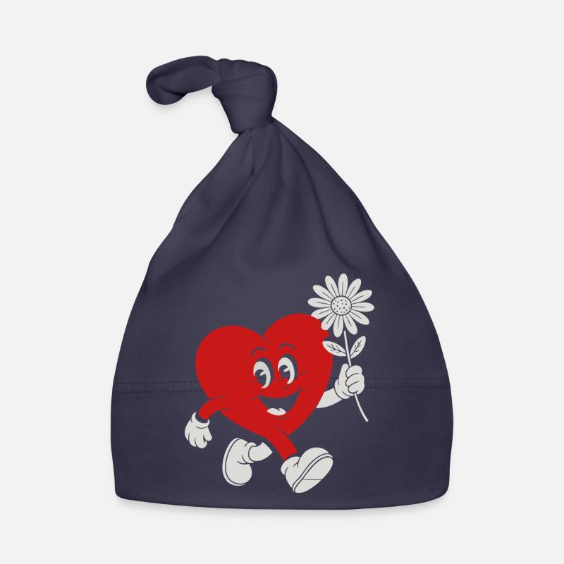 Herzheld mit Daisy Baby Bio-Mütze