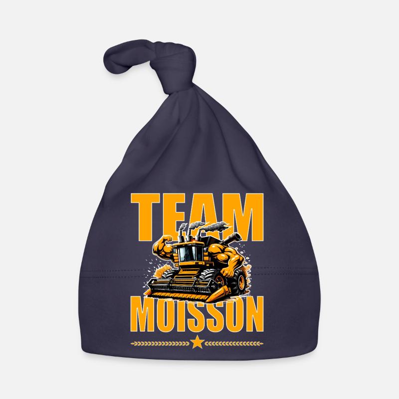 Team moisson humour moissonneuse bodybuildée Bonnet bio Bébé