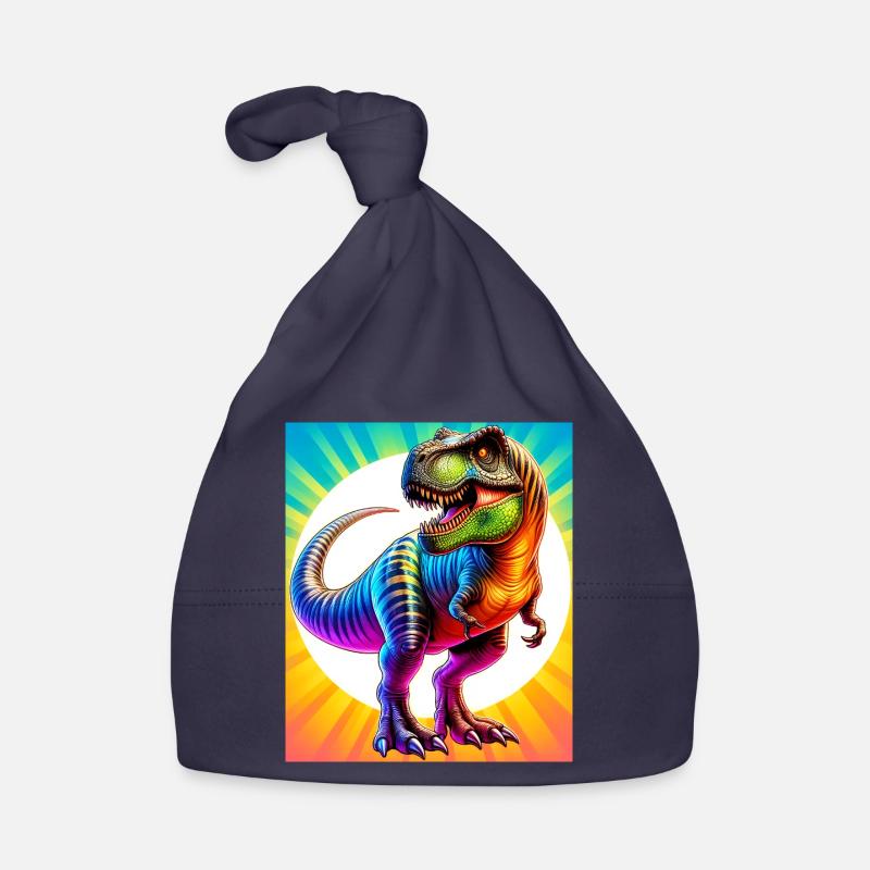 dinosaure - Bonnet bio Bébé - marine