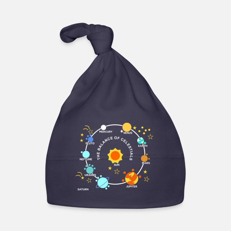 Planets Solar Graphic Planets Solar System Stars Organic Baby Cap