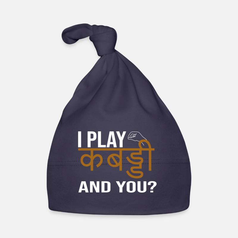 Je joue Kabaddi Bonnet bio Bébé