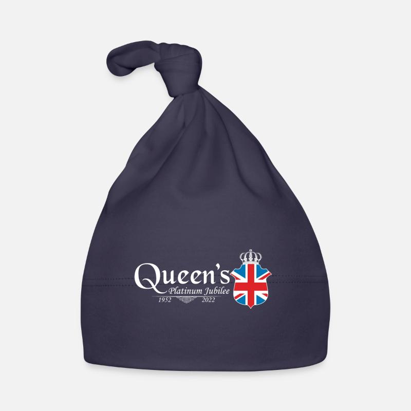 British Queen Monarchy Platinum Jubilee 70th yr Organic Baby Cap