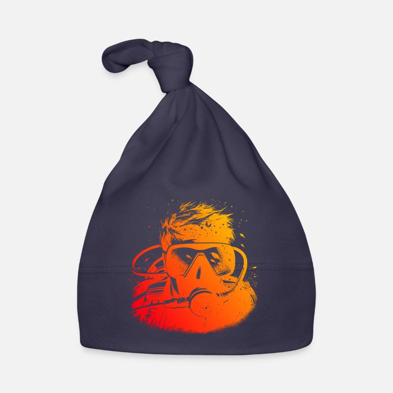 Scuba Diver Scuba Diver Scuba Diving Organic Baby Cap