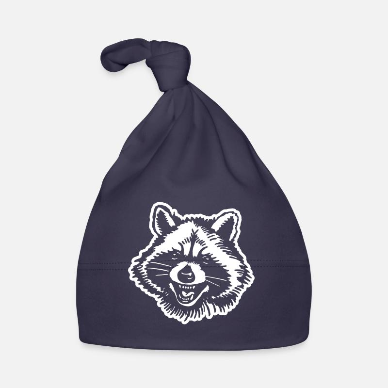 Waschbär Baby Bio-Mütze