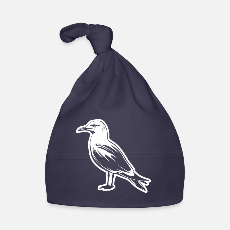 Möwe - Baby Bio-Mütze - Navy