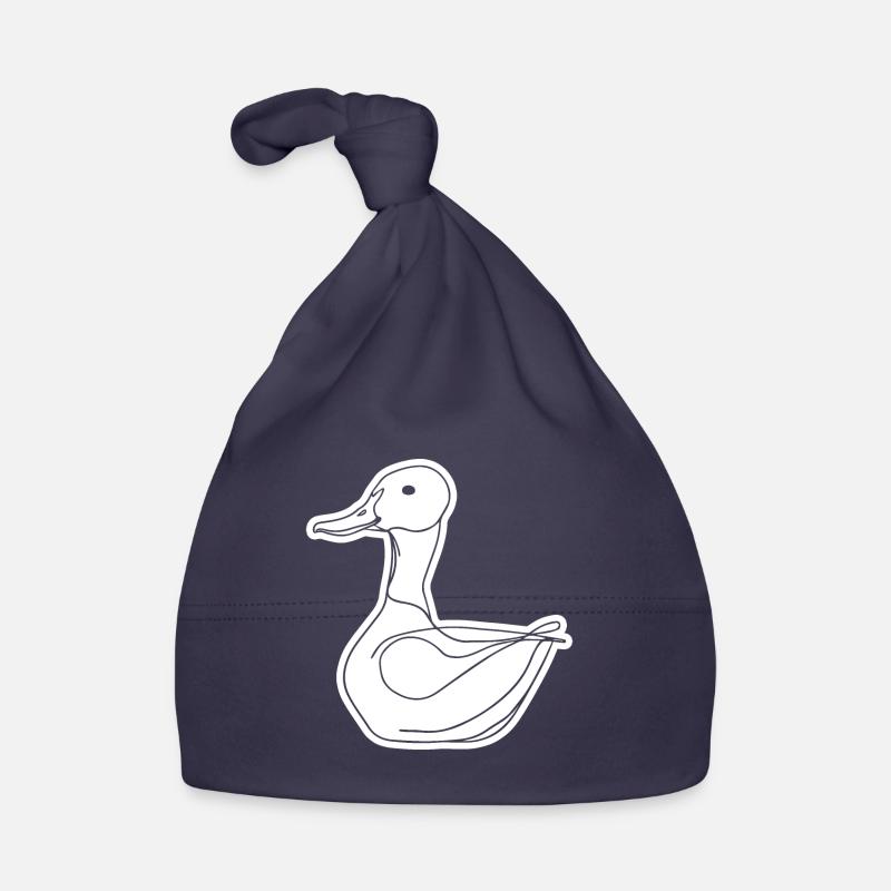Anatra Anatre Cappellino ecologico per neonato