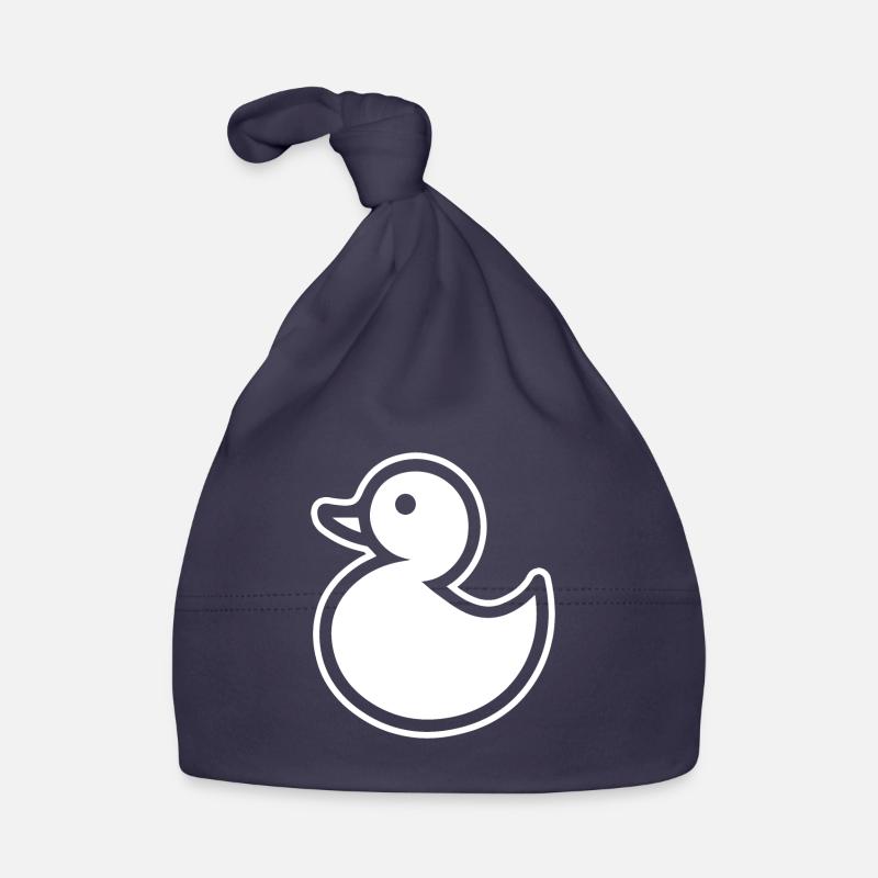 Canards - Bonnet bio Bébé - marine