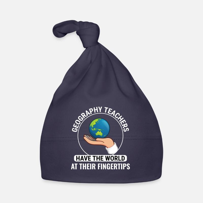 GIS Hand Globe World Spatial Data Geography Organic Baby Cap