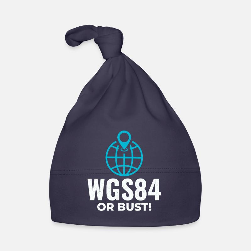 GIS Analyst WGS84 Système de coordonnées du globe Bonnet bio Bébé