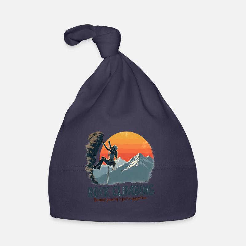 Klettern - Because Gravity Is Just a Suggestion Baby Bio-Mütze