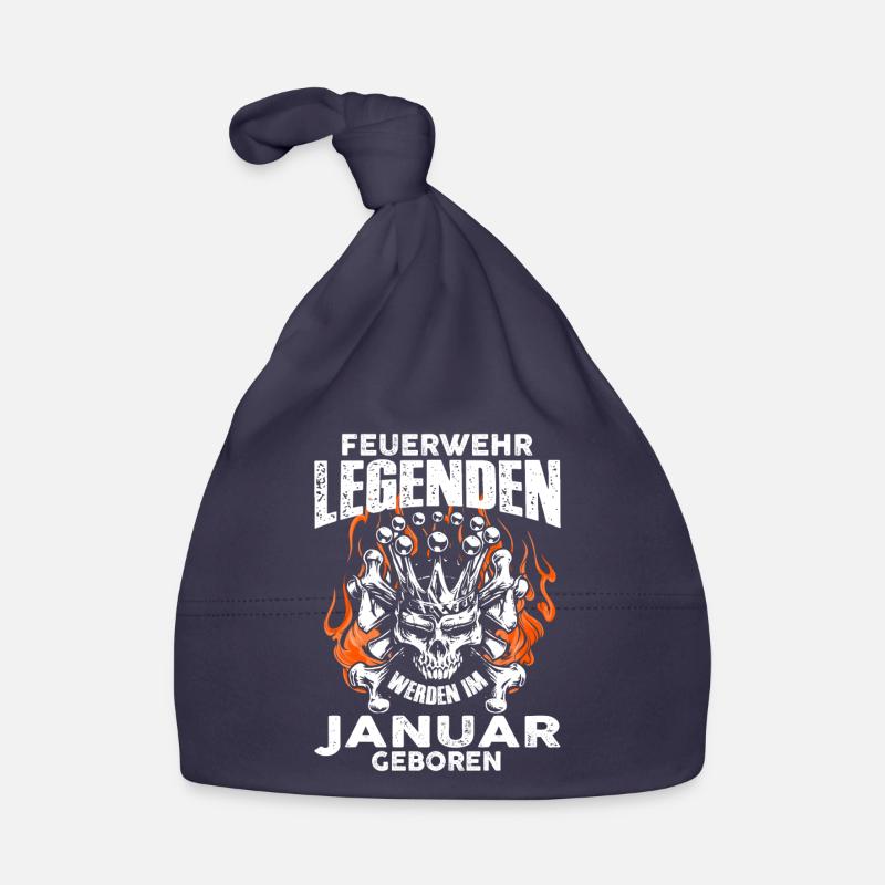 January - birthday - fire - legend - DE Organic Baby Cap