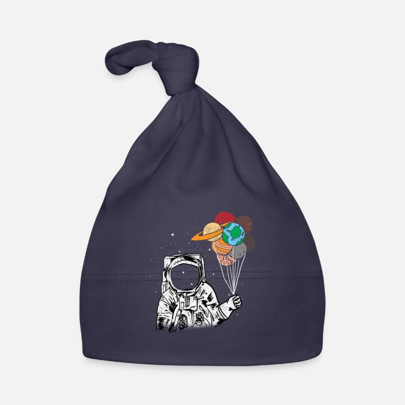 ASTRONAUT AND PLANETS /GESCHENK Baby Bio-Mütze