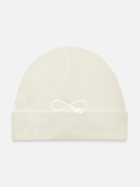 Music - Baby Bio-Mütze - Navy - Vorne