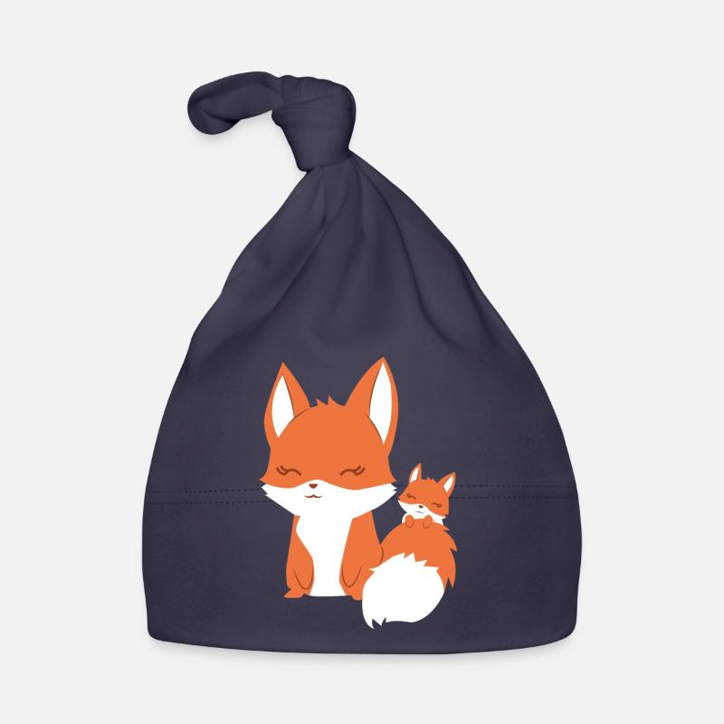 Fuchs - fox - Famille - Présent - Fox Bonnet bio Bébé