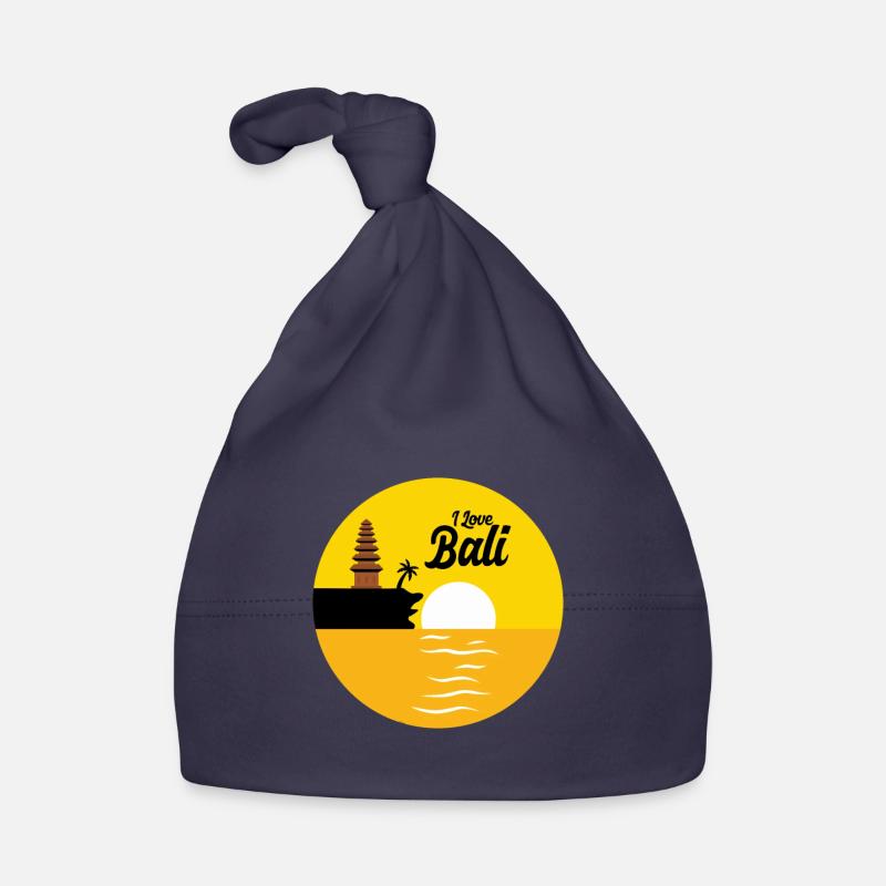 J'adore Bali - Bonnet bio Bébé - marine