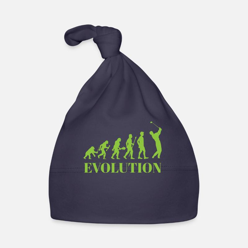 Evolution - Golf - Funny - Fun - Gift Organic Baby Cap