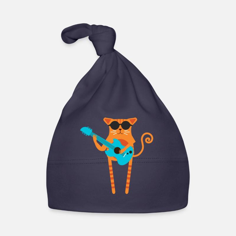 Rocker Katze Baby Bio-Mütze