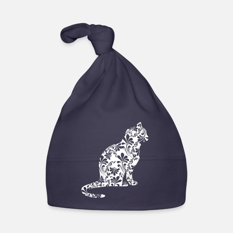 Cat kitty kitten meow gift Organic Baby Cap