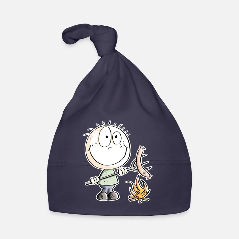 Bâton de grillage saucisse drôle Bonnet bio Bébé