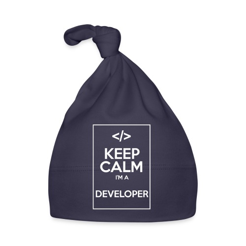 Keep Calm I'm a developer - Organic Baby Cap