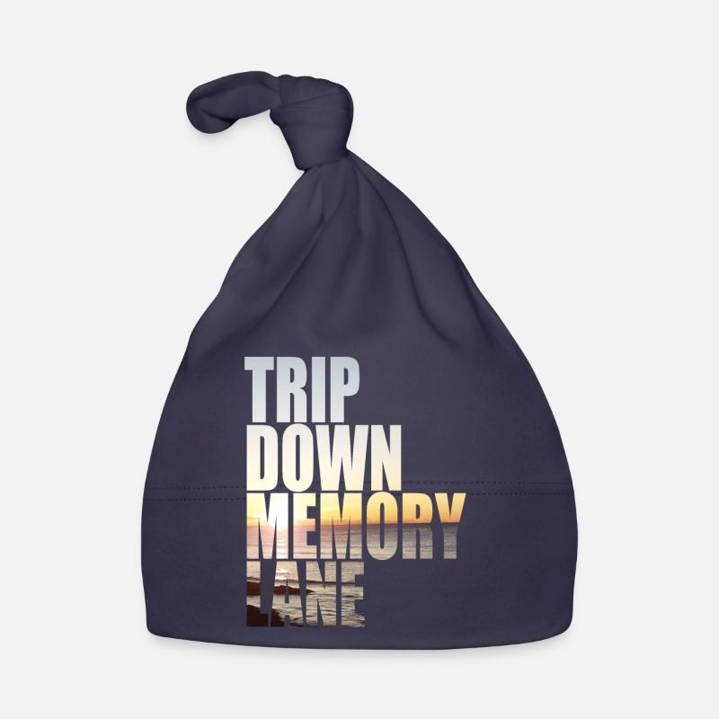 Trip Down Memory Lane - Baby Bio-Mütze - Navy