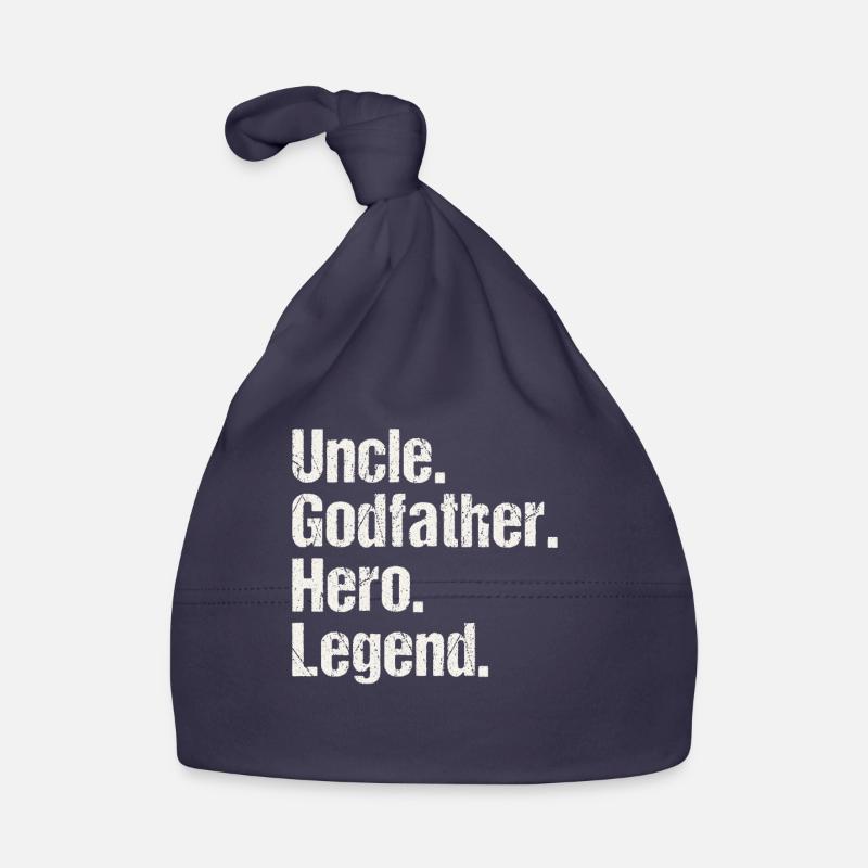 Cooles Onkel Design Baby Bio-Mütze