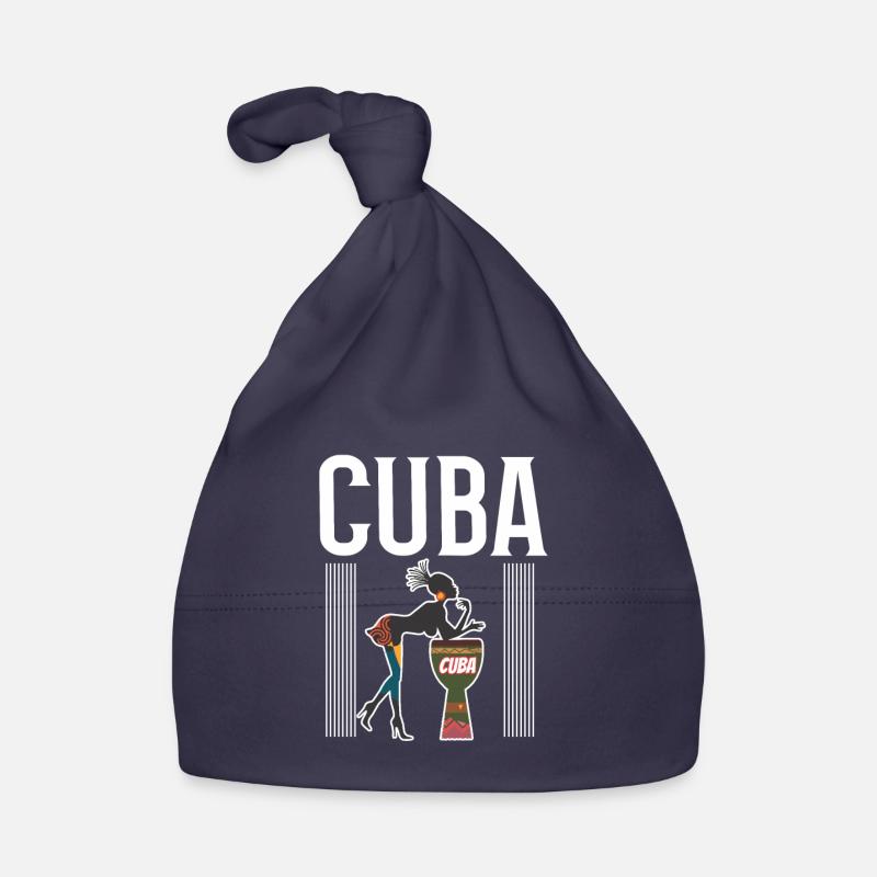 Cuba Cuba - Bonnet bio Bébé - marine