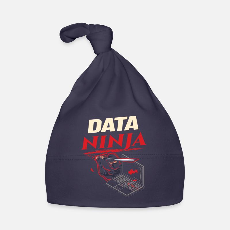 Data Ninja computer programming coder Cappellino ecologico per neonato