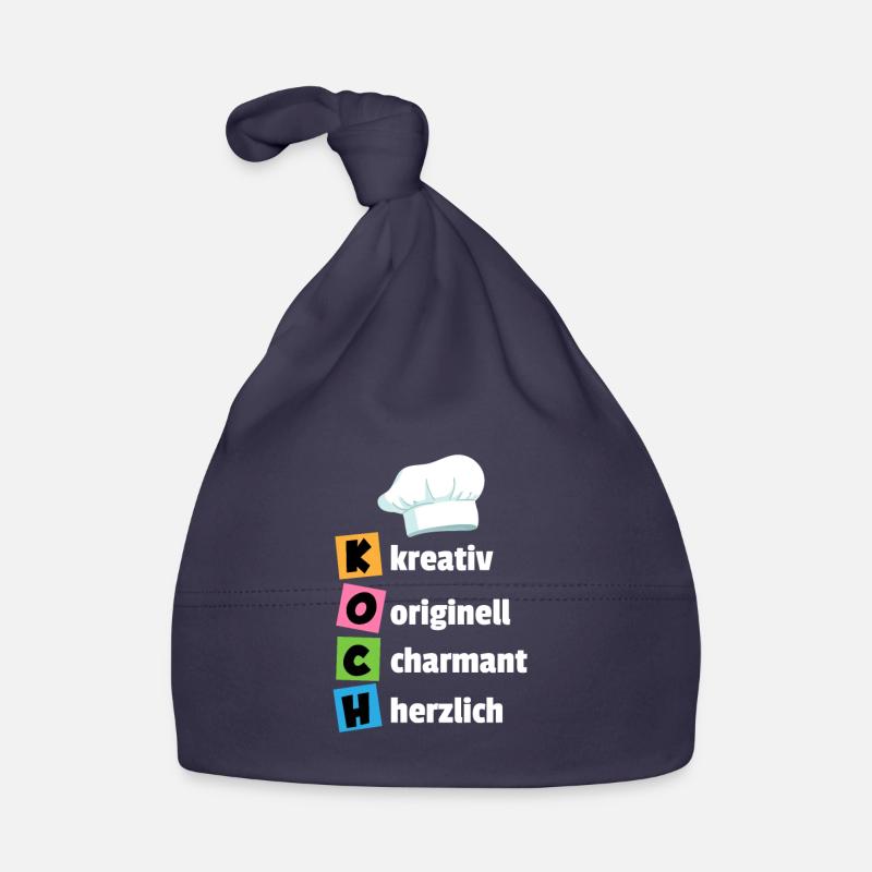 Chef - creative, original, charming, cordial Organic Baby Cap