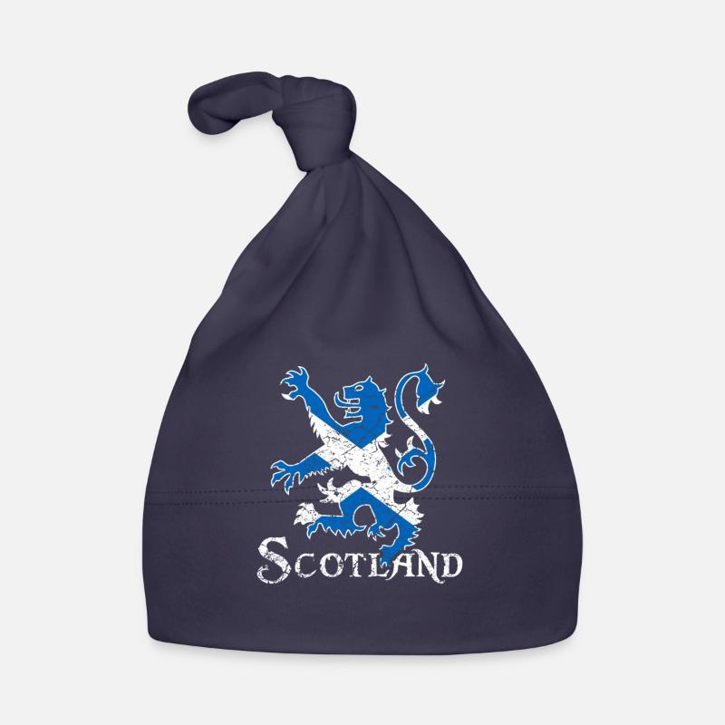 Drapeau écossais cadeau écossais rétro Bonnet bio Bébé