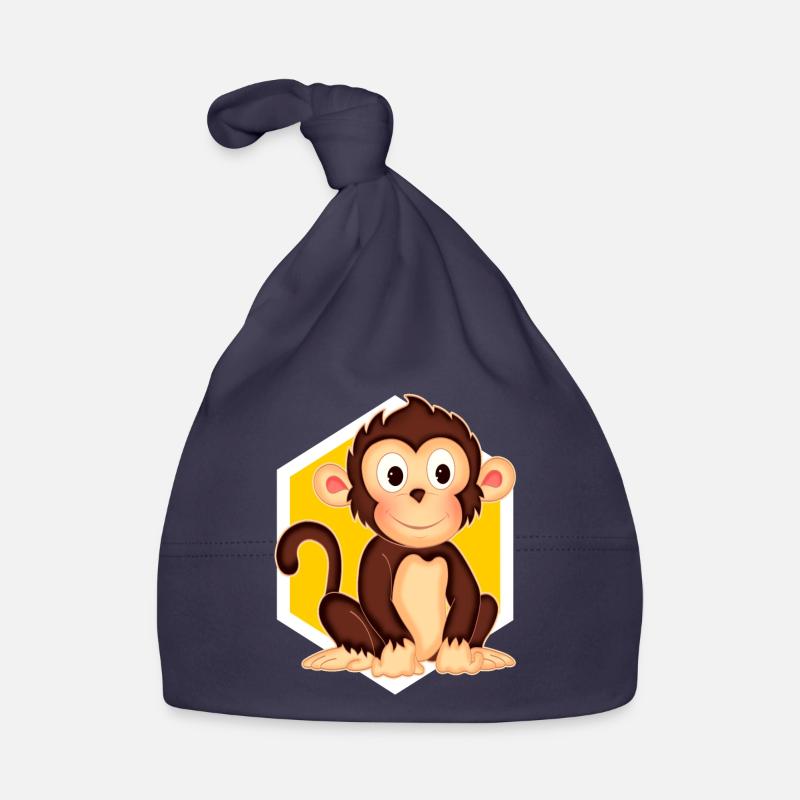 Kleines Äffchen Baby Bio-Mütze