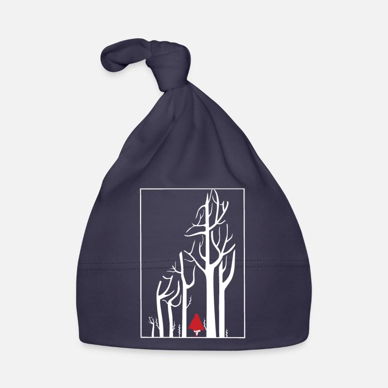 Petit Chaperons rouges - Bonnet bio Bébé - marine