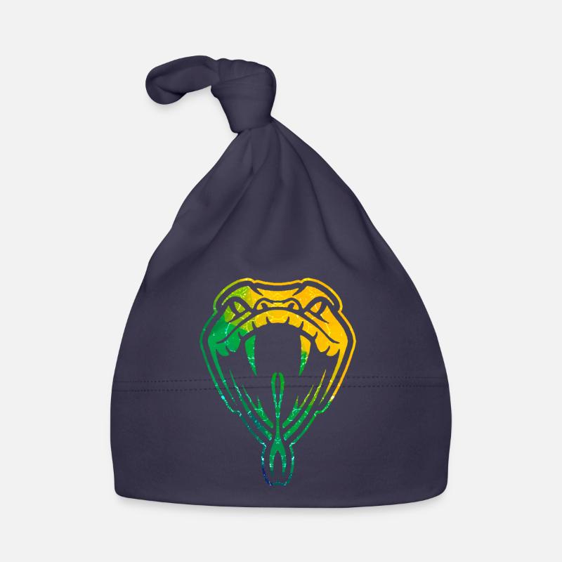 Snake head snake venomous vipers reptiles Organic Baby Cap