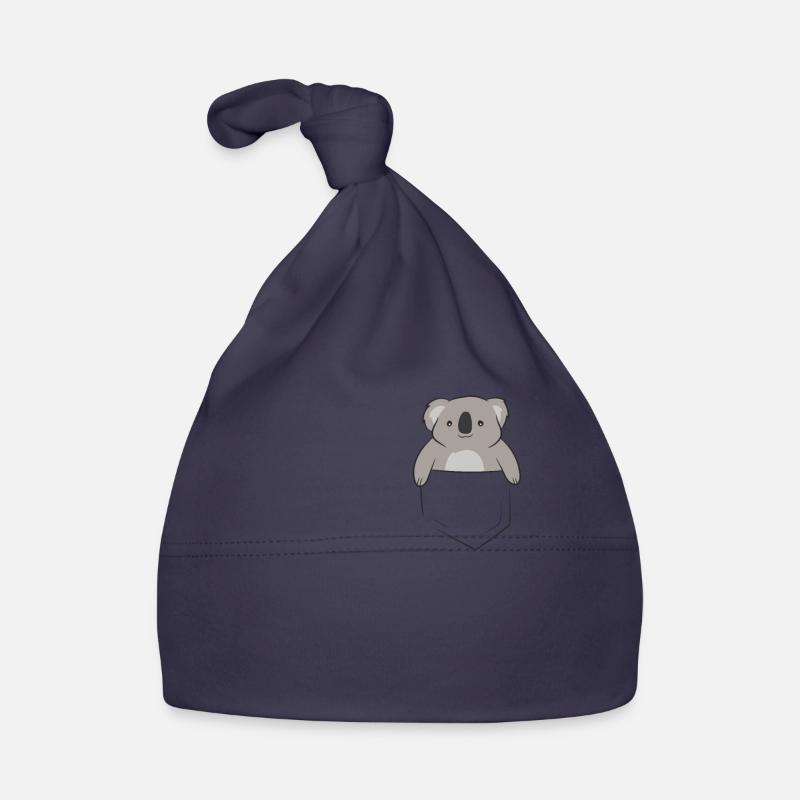 Koala dans la poche Doux Koala Bonnet bio Bébé