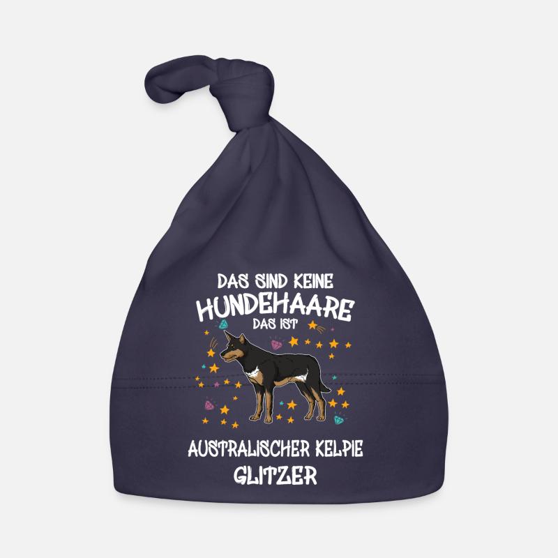 Australischer Kelpie Glitzer Hunde Halter Geschenk Baby Bio-Mütze