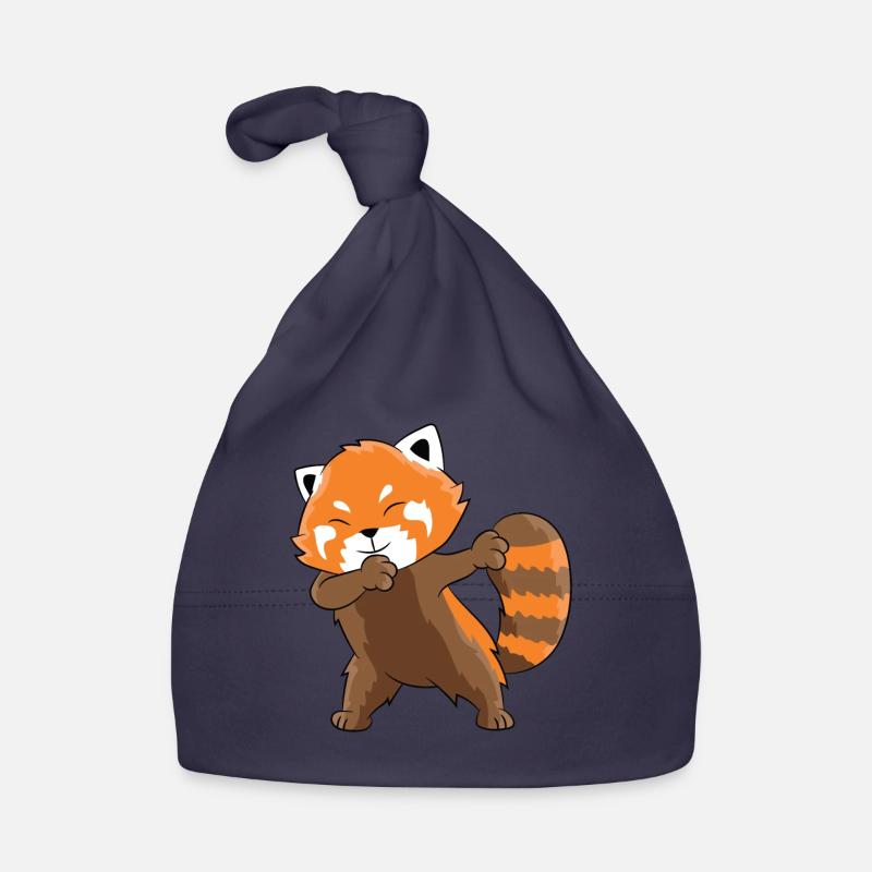 Dabbender Roter Panda Dabbing Red Panda Baby Bio-Mütze