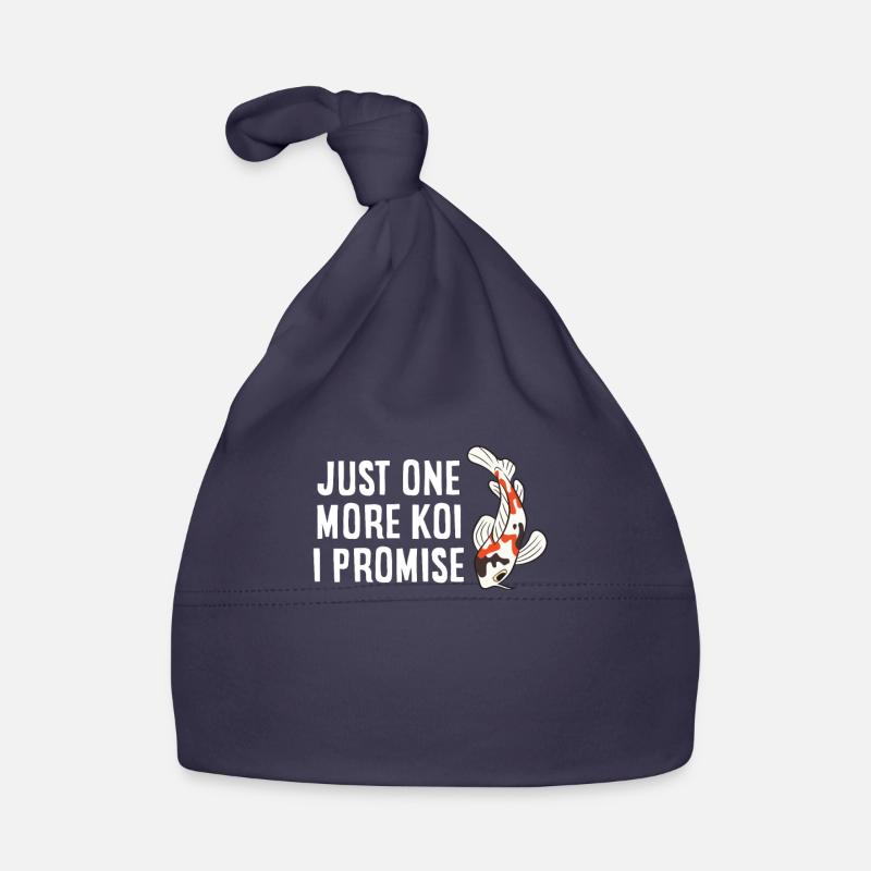 Just One More Koi I Promise Koi Fish Organic Baby Cap